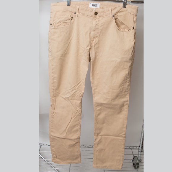 paige khaki jeans